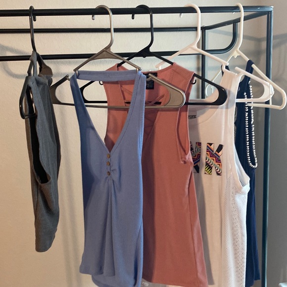 PINK Victoria's Secret Tops - 5 Jr Size Tanks